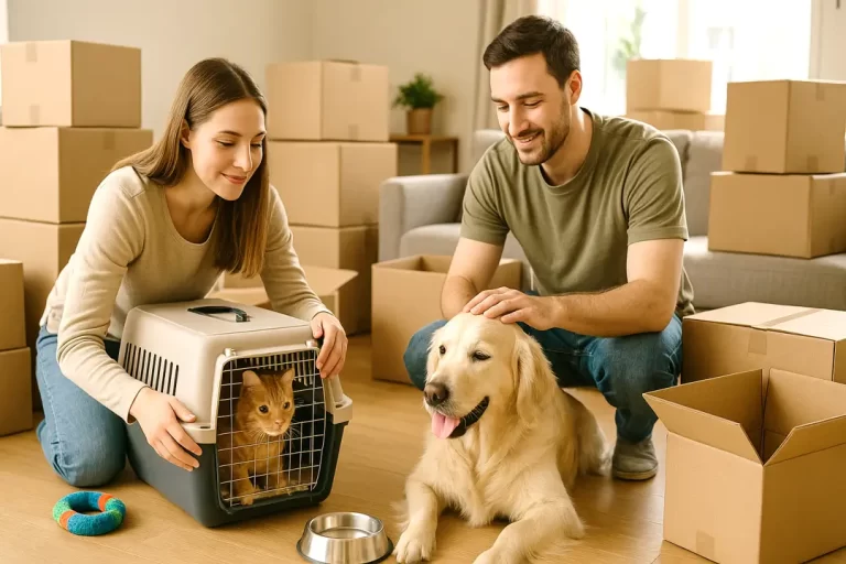Mudança com Pets: Estratégias para garantir um processo tranquilo