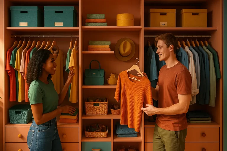 Closet Compartilhado: Estratégias para Dividir o Espaço Sem Conflitos