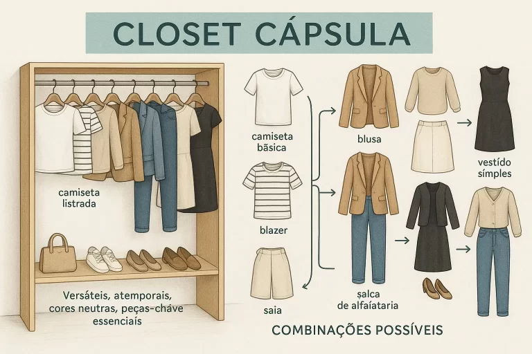Closet Cápsula: Como Organizar Suas Roupas com Apenas 30 Peças Essenciais