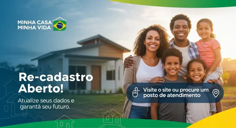 MINHA CASA MINHA VIDA: REFAZER O CADASTRO